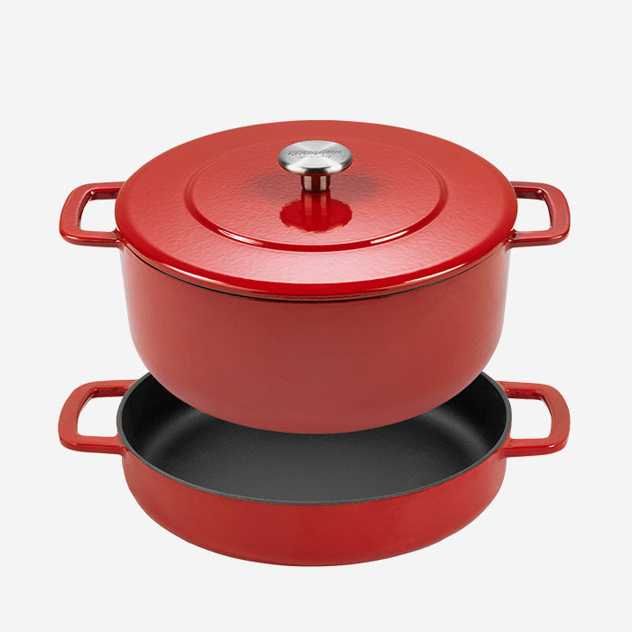 Combideal Dutch Oven + Sous chef pan Combekk - gerecycled
