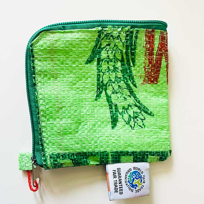 Zeepzakje - Van gerecyclede rijstzakken
