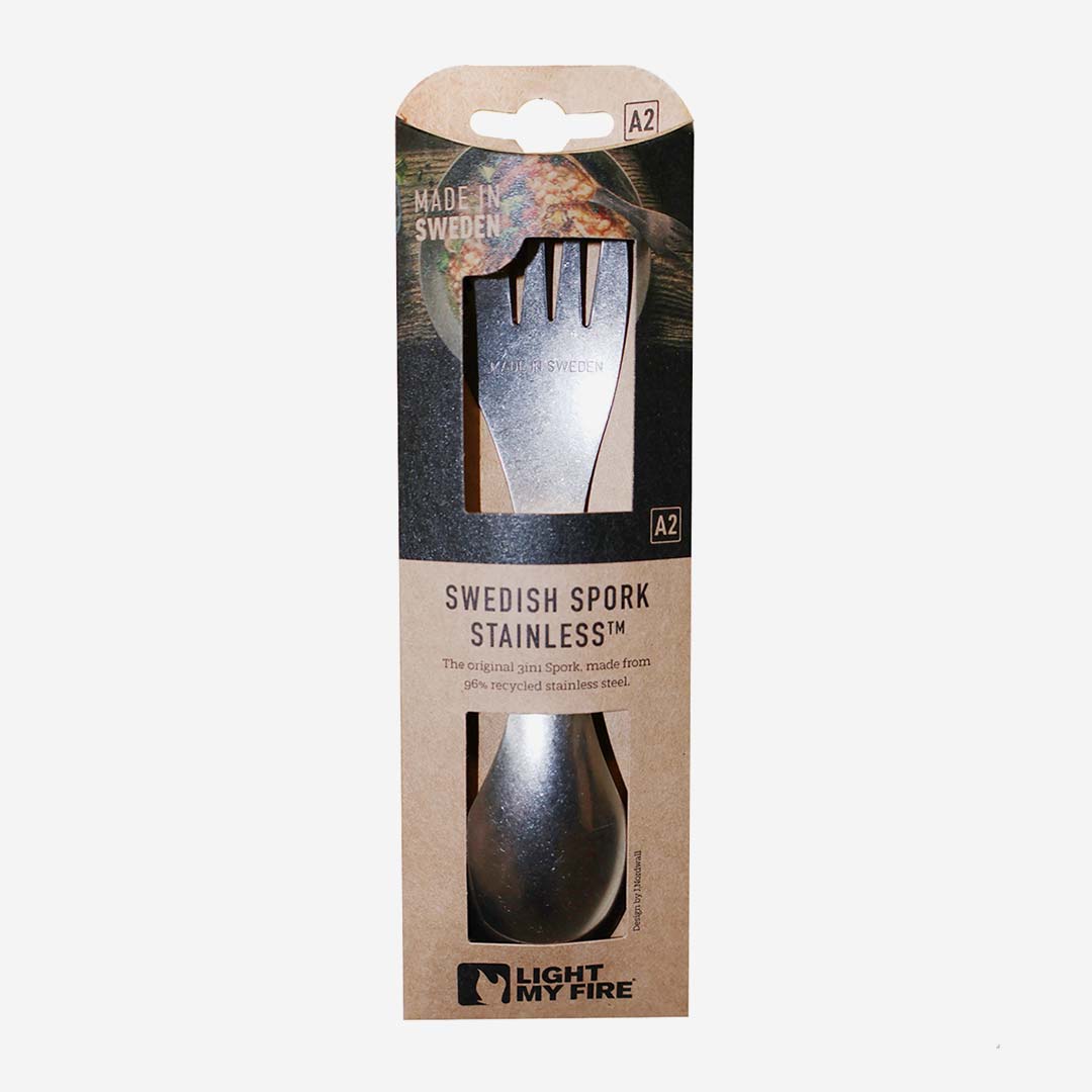 Produktbild von 5 In 1 Utility Spork, Tragbare Edelstahl-Gabel, Lu00f6ffel, Besteck