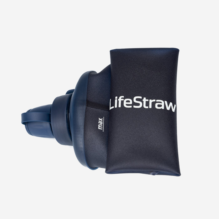 Flexibele Waterfilter waterfles liter - Lifestraw Peak squeeze bottle