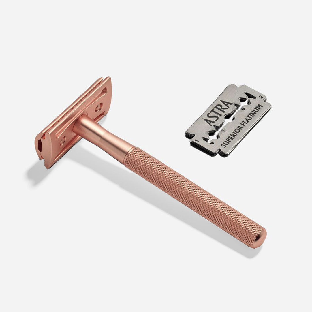 Razor Safety Razor with 10 blades - Zero Waste Club Pink – Johnny ...