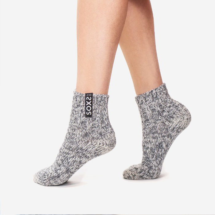 Duurzaam relatiegeschenk - Wollen sokken met logo
