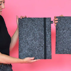 Duurzaam Relatiegeschenk - Gerecyclede Laptoporganiser met Logo