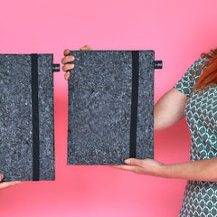 Duurzaam Relatiegeschenk - Gerecyclede Laptoporganiser met Logo