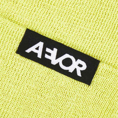 Duurzame muts gerecycled. Beanie in de kLeur geel