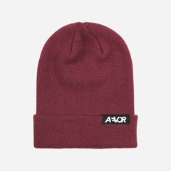 Duurzame muts gerecycled. Beanie in de kLeur bordeaux