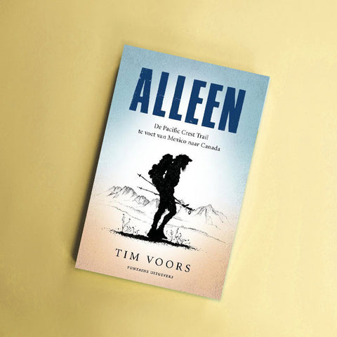 Boek 'Alleen' van Tim Voors - De Pacific Crest Trail te voet van Mexico naar Canada