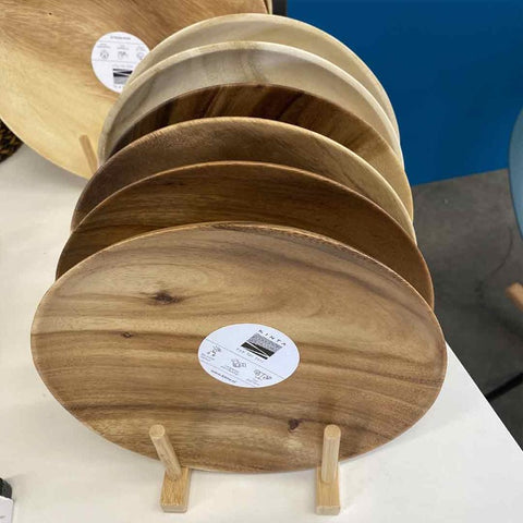 Servies hout: Bord 23cm
