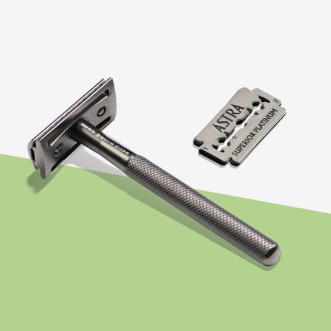 Scheermes Safety Razor met 10 mesjes - Zero Waste Club