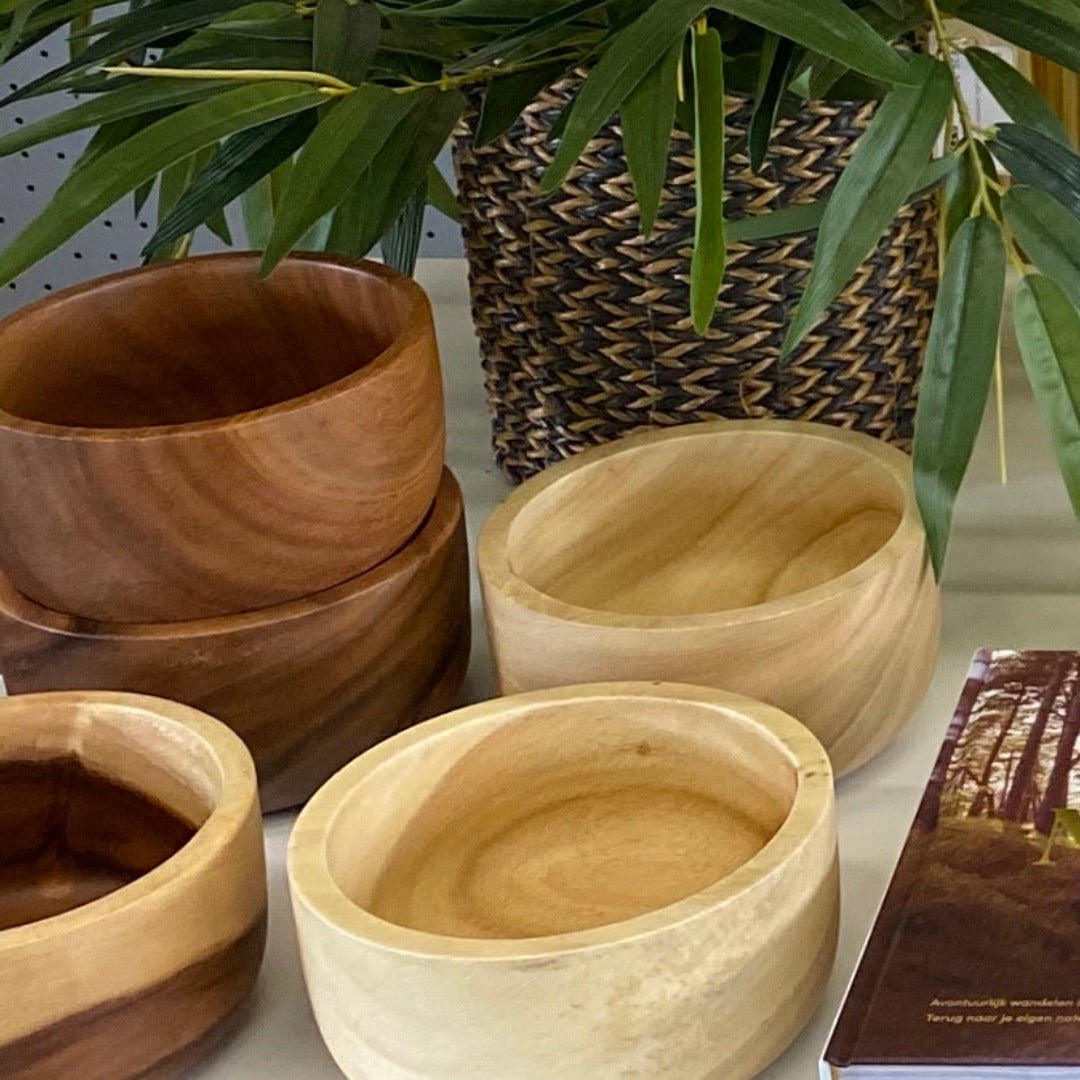 Servies hout: Kom - 16,5cm