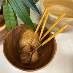 Servies hout: theelepel