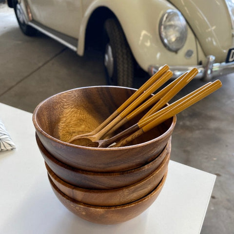 Servies hout: Schaaltjes
